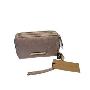 STEVE MADDEN Signature - BLUSH Pink - ZIP AROUND WALLET - Wristlet